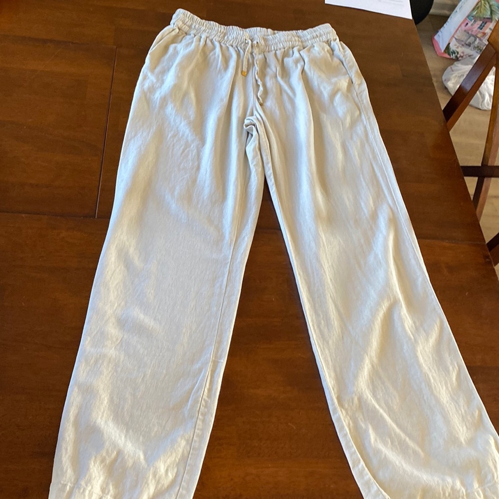 Forever 21 tan comfy flare pants